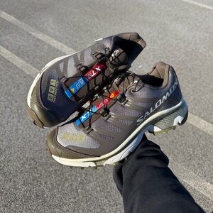 SALOMON XT-4 OG Aurora Borealis Sneakers Canteen/Transparent Yellow